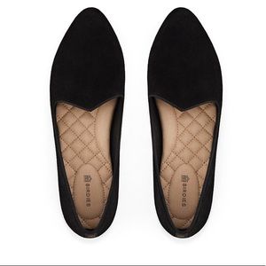 Birdies Heron Black Suede shoe